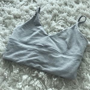 Lululemon gray yoga bra size 2